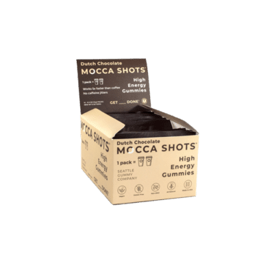product photo for a box of dutch chocolate mocca shots