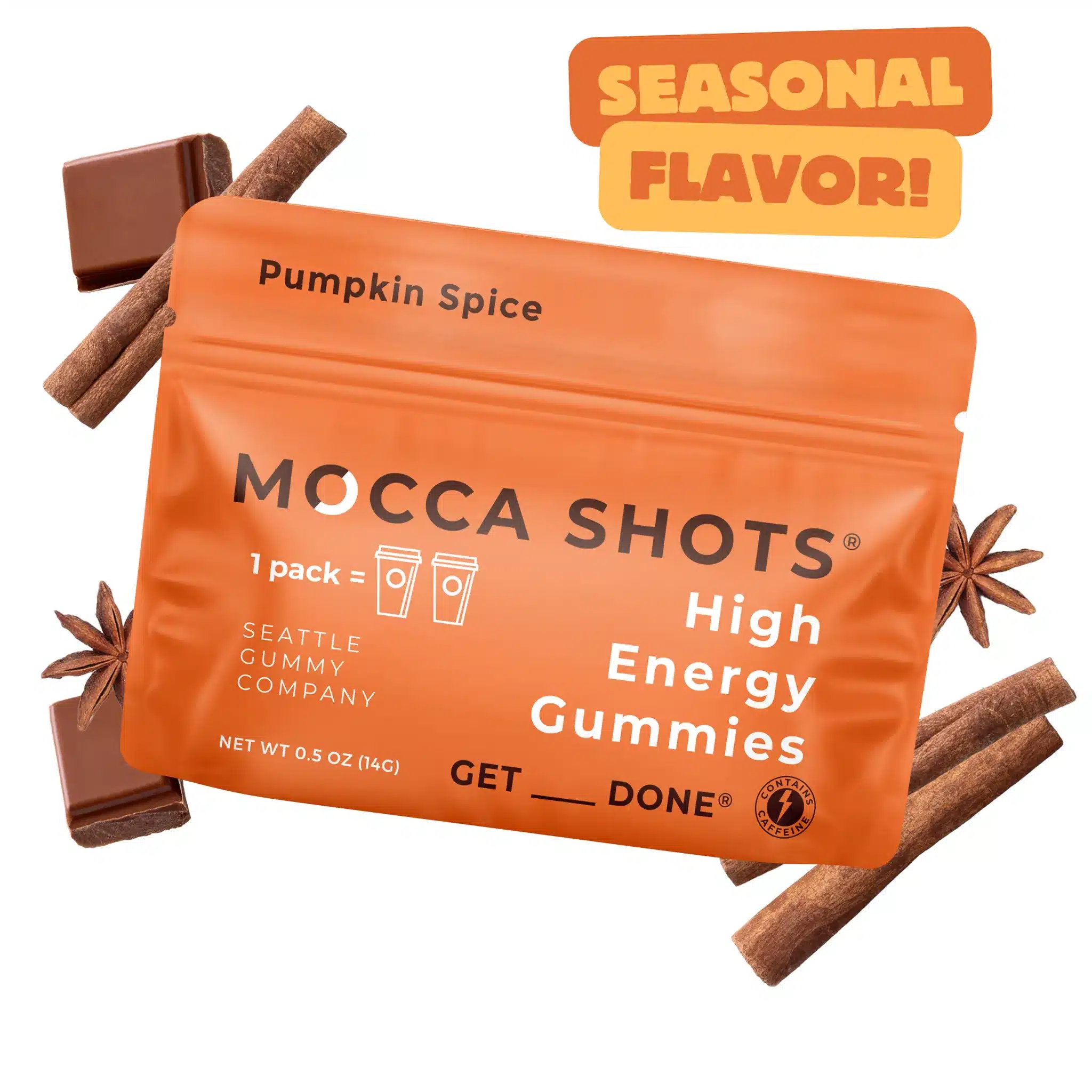 pumpkin spice mocca shots pouch seasonal flavor