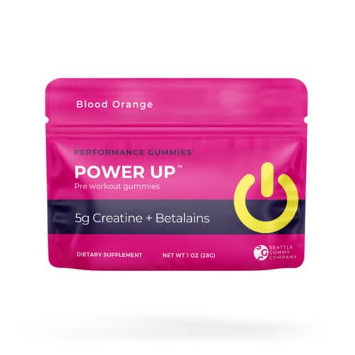 Power up Creatine blood orange pouch