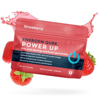 power up pouch with strawberries