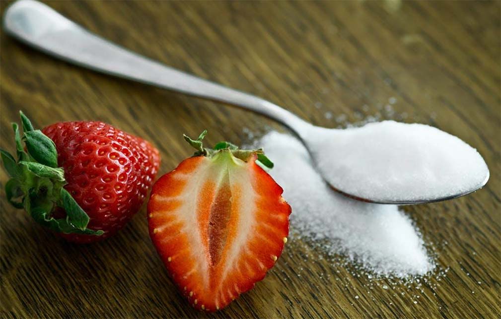 sugar, fruits contain dietary fiber, vitamins, and minerals